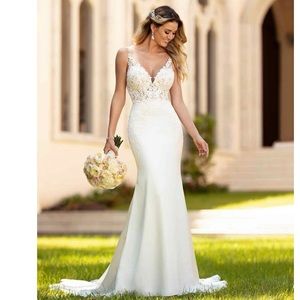 Stella York 6648 Simple and Sleek Wedding Gown